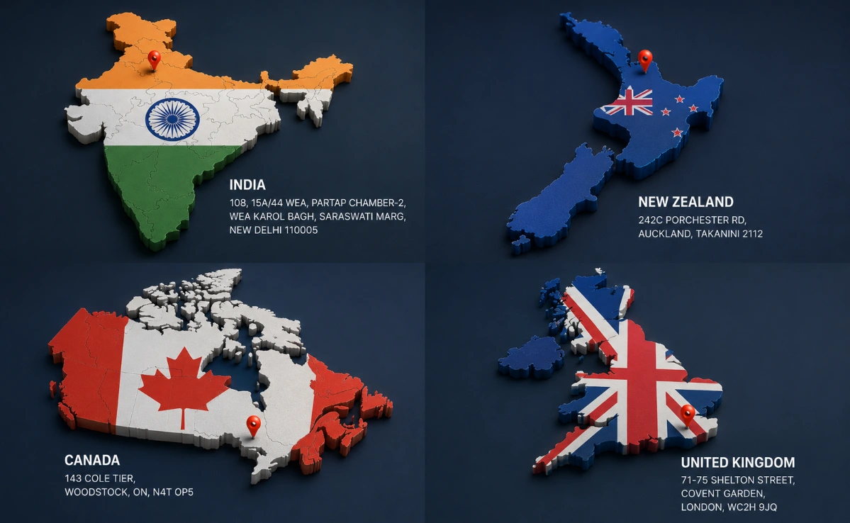 Global Map Locations