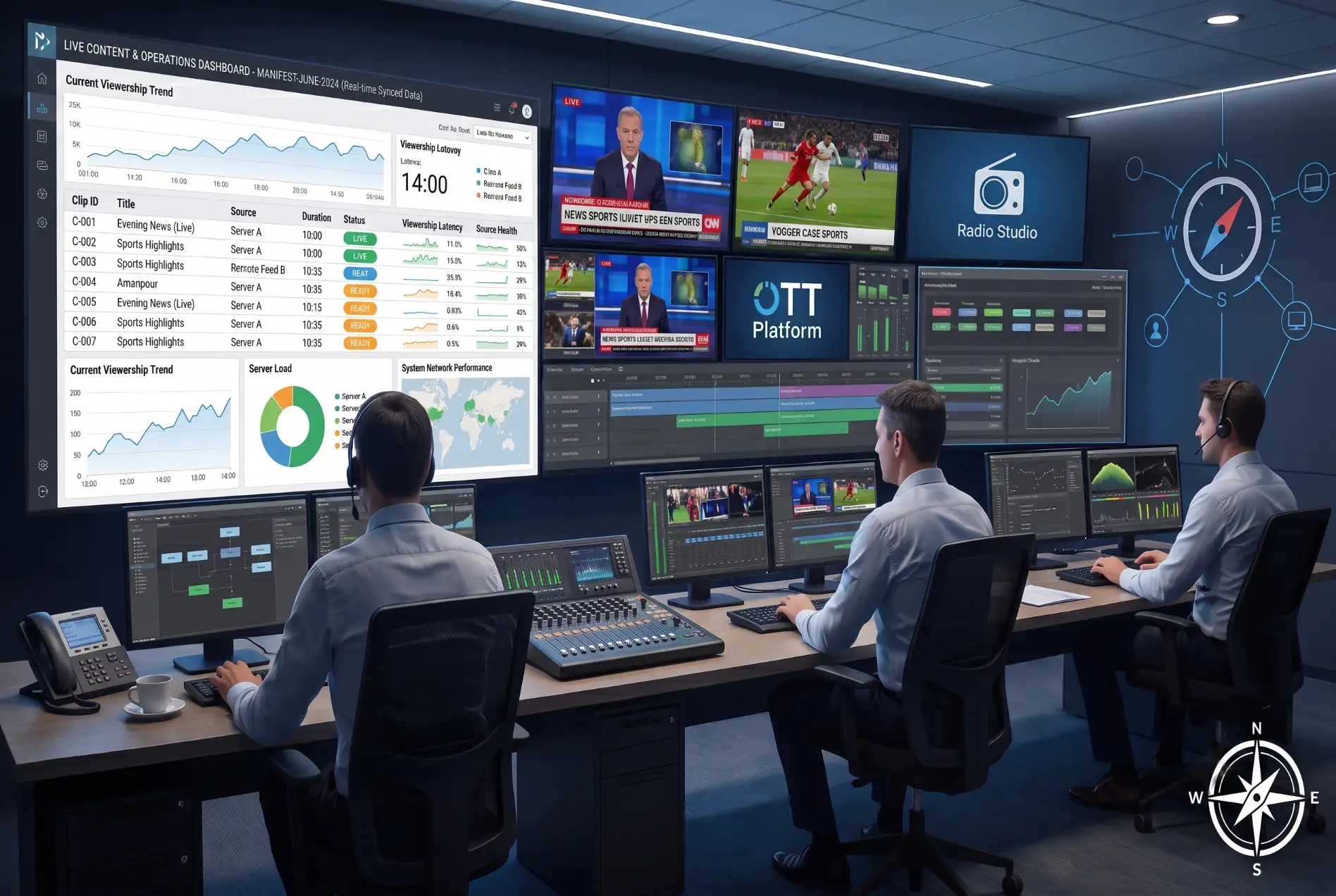 Broadcast Support Center