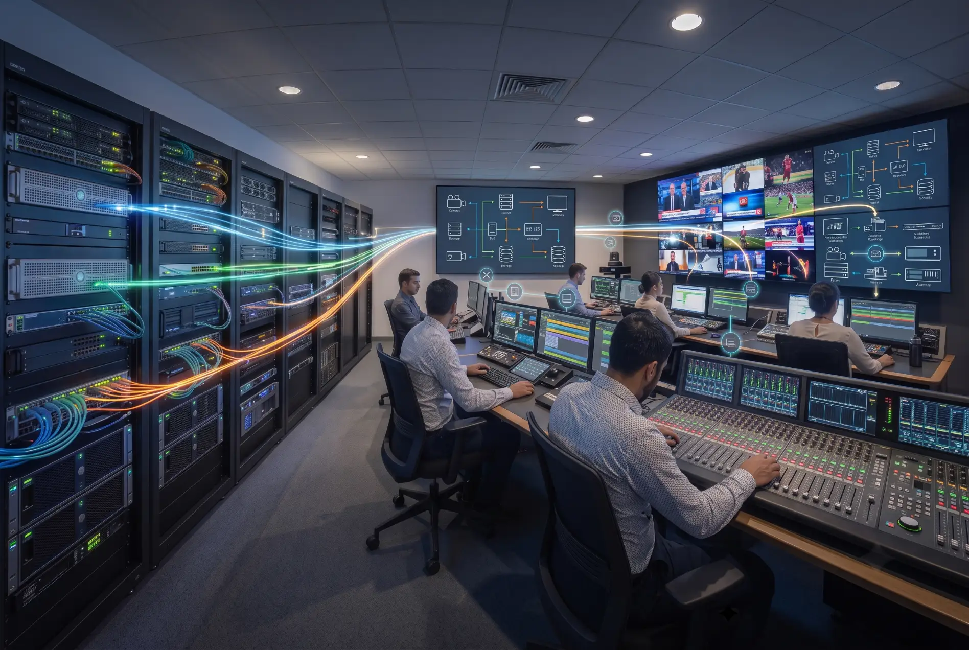 Broadcast Control Room Integration